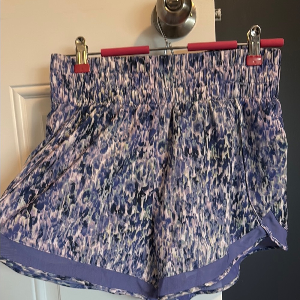 Athleta High Rise Mesh Racer 5” Short